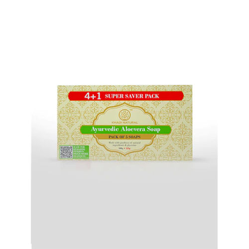 Khadi Natural Combo Pack(4 and 1) Herbal Aloevera Soap