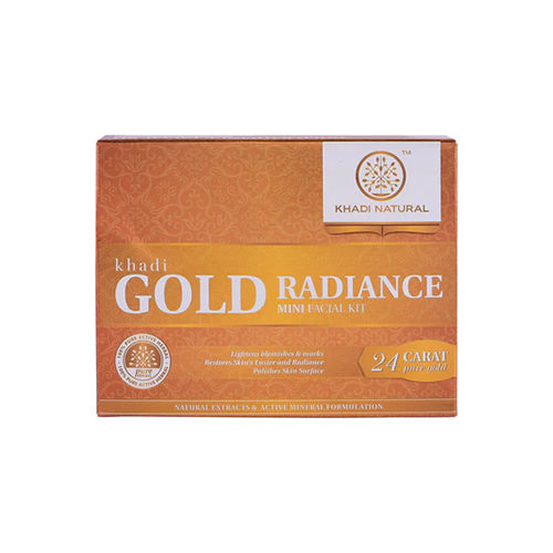 Khadi Natural Gold Radiance Mini Facial Kit