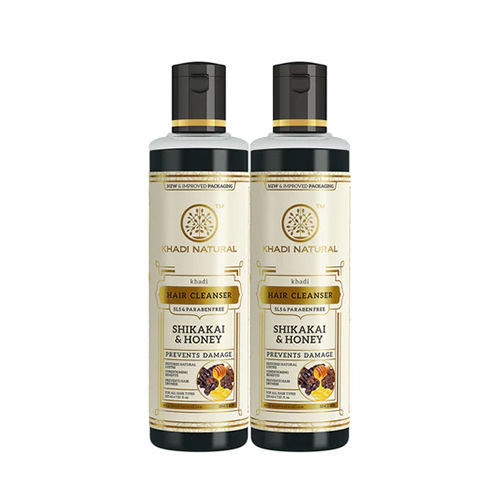 Khadi Natural Shikakai and honey cleanser - pack of 