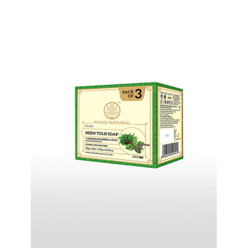 Green Khadi Natural Herbal Neem Tulsi Soap (Pack Of 3)