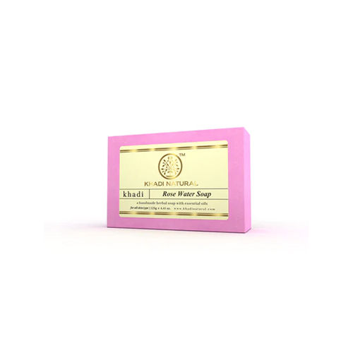 Khadi Natural Herbal Rose Water Soap-125 