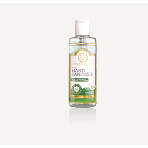 Khadi natural Hand Sanitizer Aloe Vera and Lemon Gel 70% Alcohol (FTC)-500ml