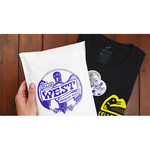 Printed Courier Bag