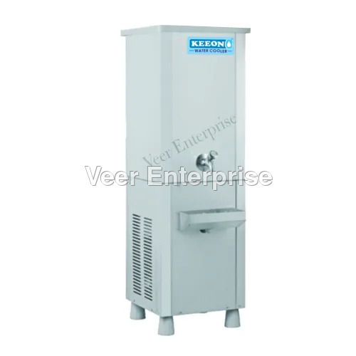 Stainless Steel Water Cooler - Color: Silver