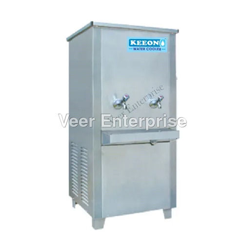 60 Liter Stainless Steel Water Cooler - Color: Silver