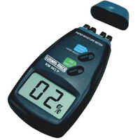 Handheld Paper Moisture Meter - Plastic Material, Manual Operation, Black Color | Industrial Use, Accurate Measurement Of Paper Moisture Content