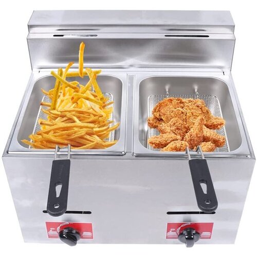 GAS FRYER  ( DOUBLE)