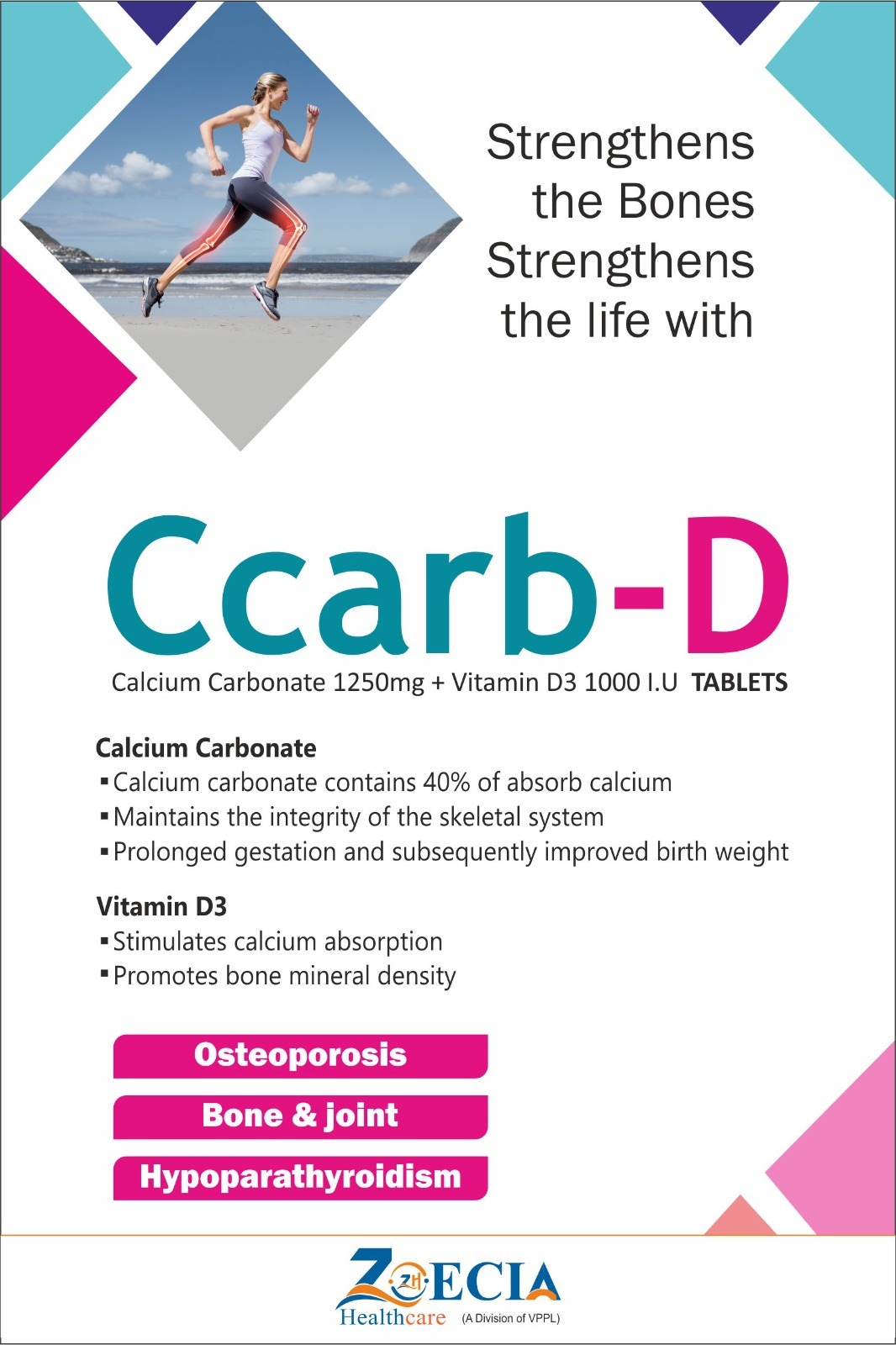 Calcium Carbonate 1250 Mg  Vitamin D3 1000 IU