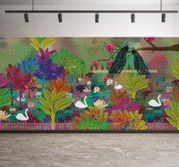TROPICAL DESIGN CUSTOMISED WALLPAPER