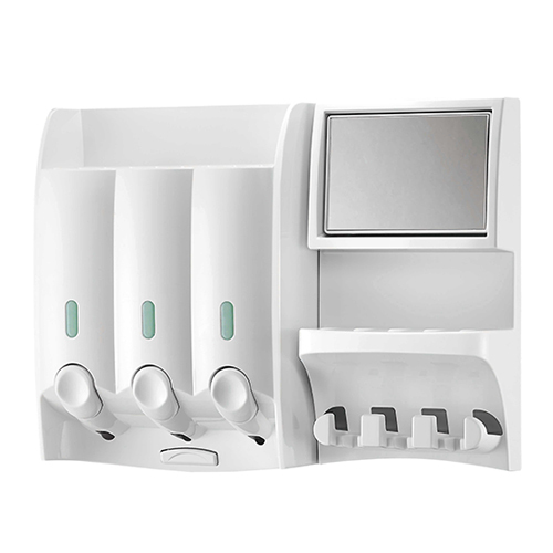Bathroom Soap Dispenser - Color: White