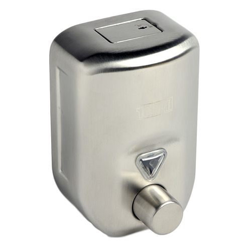 Wall Mounted Stainless Steel Soap Dispenser - Color: Silver