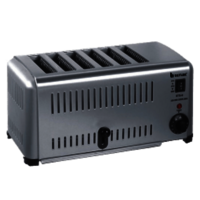 Electric Toasters 6 Slice Toasters - Industrial Design, 6-slice Capacity, Automatic Pop-up Function, Black Color, Versatile Electric Oven Toaster Grill