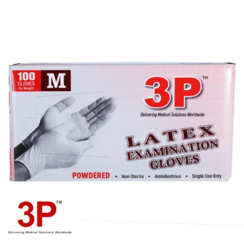 Lightly Powdered Latex Examination Gloves