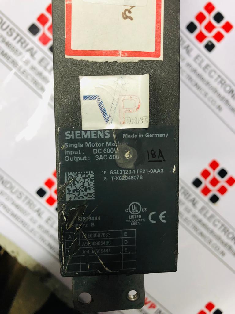 SIEMENS SINAMICS SMM-S120 6SL3120-1TE21-0AA3