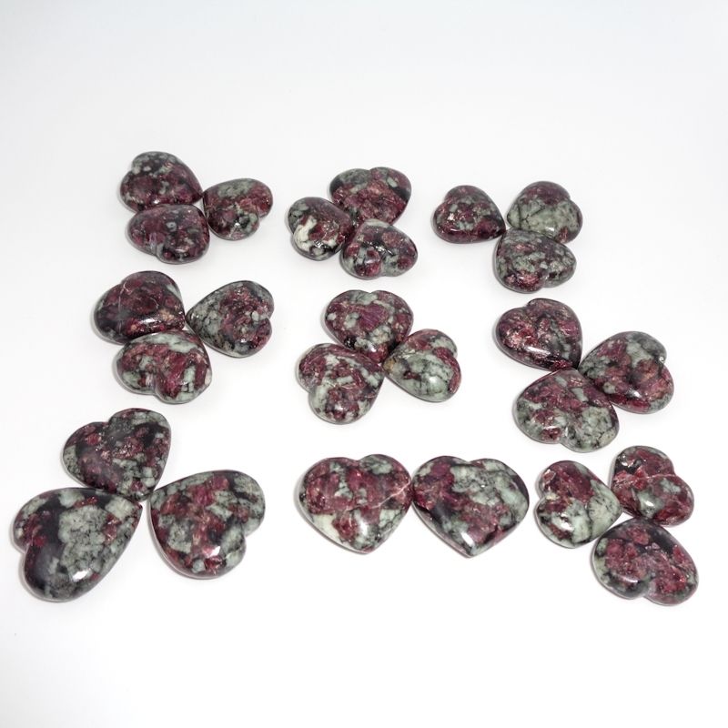 Eudialyte Hearts