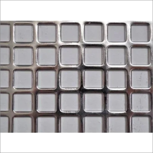 Square Hole MS Perforated Sheet