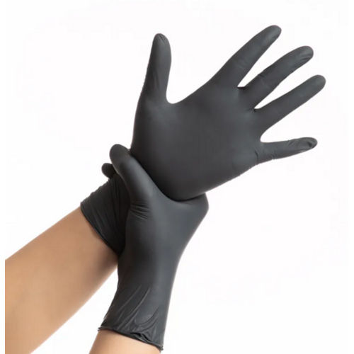 Black Nitrile Powder Free Gloves