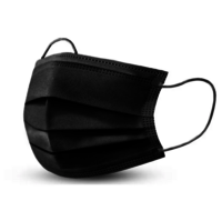 Natural Color 3ply Black Face Mask/non Woven Face Mask
