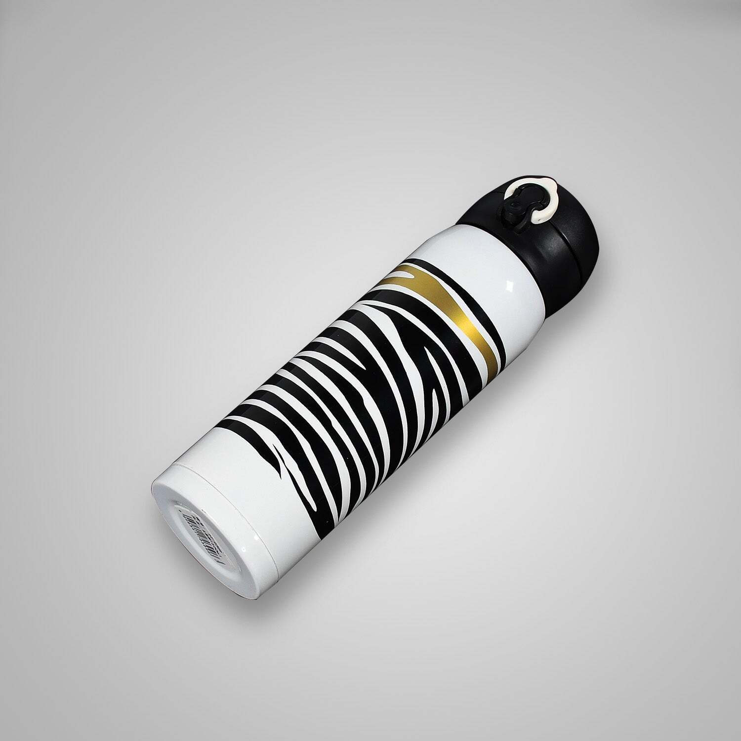 ZEBRA PATTERN WATER BOTTLE HIGH QUALITY VACUUM BOTTLE DETACHABLE FOR DRIVING FOR READING FOR DAILY LIFE FOR CYCLING FOR GYM (6797)