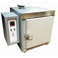 High Temperature Oven - Stainless Steel, 355 X 355 X 355 Mm, 45 Liter Capacity, Semi-automatic With Valves, Ideal For Industrial Applications