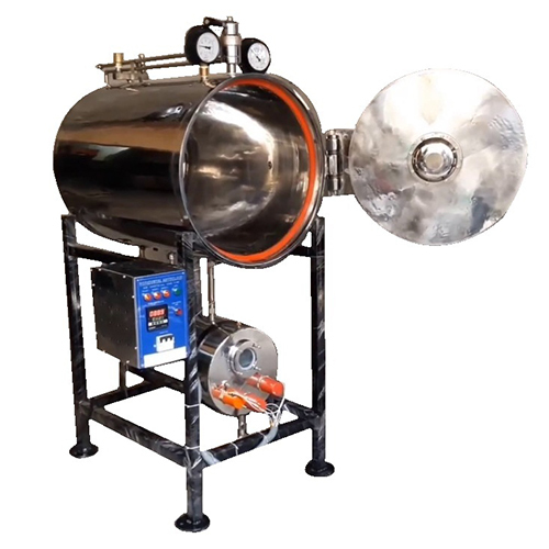 Mksi-139 Steam Sterilizer Horizontal Autoclave - Color: Silver