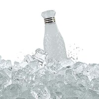 WATER BOTTLE WITH DIAMOND CUT USED BY KIDS CHILDREN S (3 PCS) (7116)