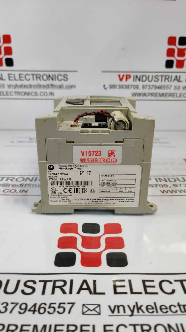 ALLEN BRADLEY MICROLOGIX 1100 1763-L16BWA B