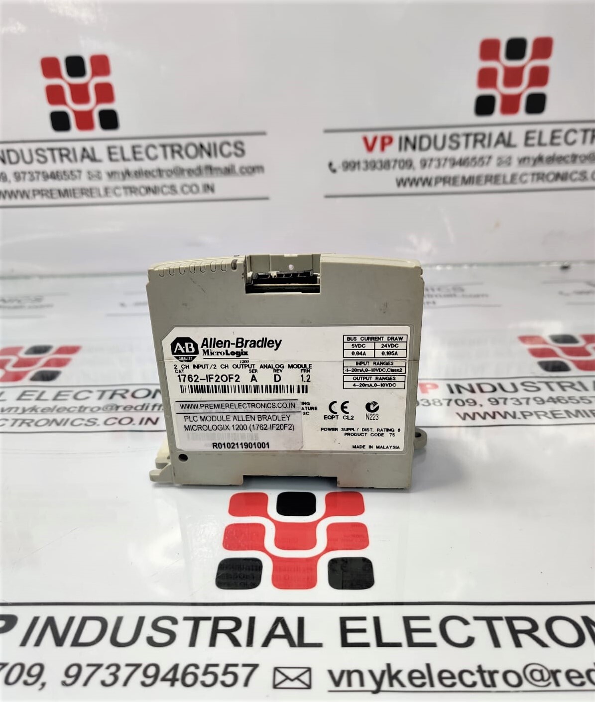 ALLEN BRADLEY  1762-IF20F2 PLC MODULE MICROLOGIX 1200