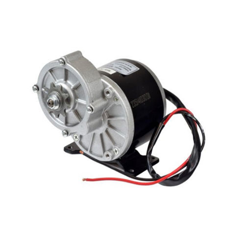 Black Pmdc Motor With Geared Chain Driven 350W