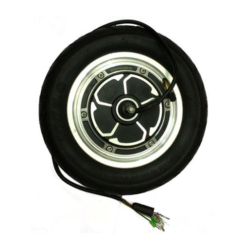 Black 250W Bldc Hub Motor Rim With Tire