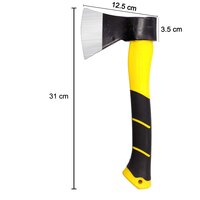 600G HATCHET AXE FIBERGLASS BODY RUBBERIZED HANDLE
