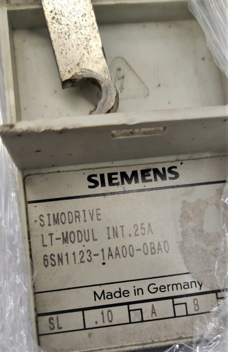 SIEMENS SERVO DRIVE LT MODULE 25AMP 145VOLT 6SN1123-1AA00-0BA0