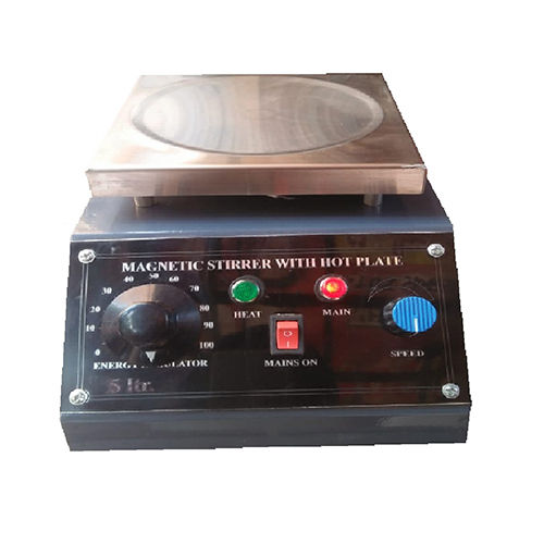Four E'S Scientific Magnetic Stirrer Hot Plate, 100-1500 RPM