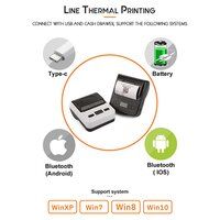 3 Inches Mobile Thermal POS Receipt Printer