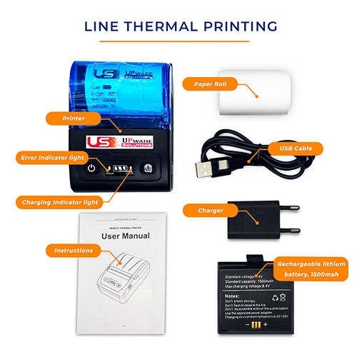 58mm Wireless Portable Thermal Receipt Printer