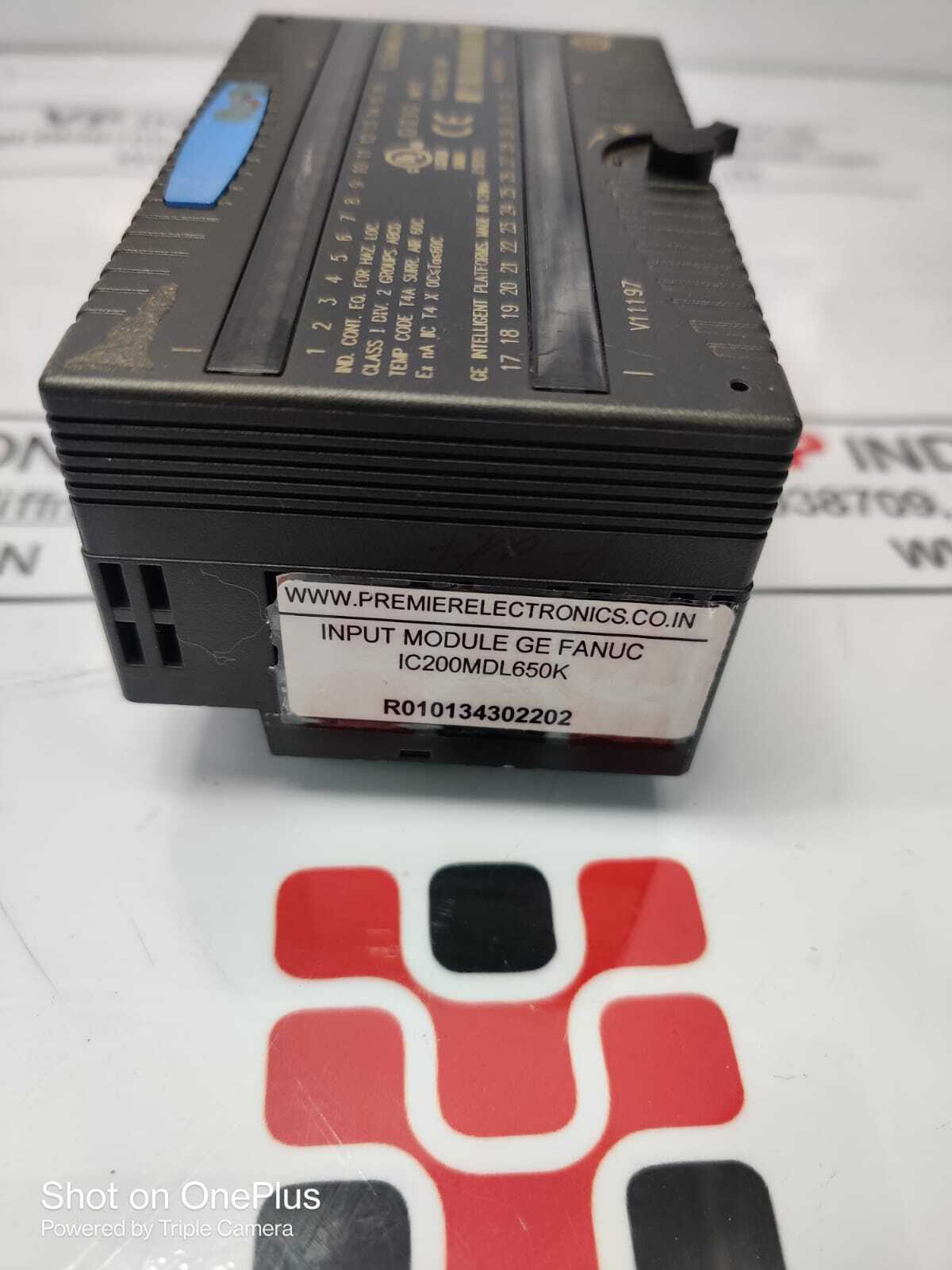 GE FANUC INPUT MODULE IC200MDL650K