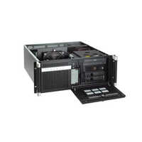 Black Dual Hot-swap 4u Rackmount Chassis