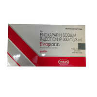 Evaparin - 300 Mg/3 Ml Liquid Enoxaparin Injection | Suitable For All, Store In Dark & Dry Place, Dosage As Suggested