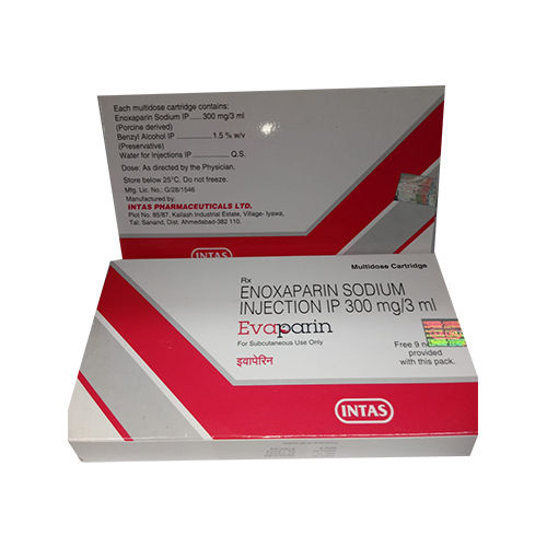 Evaparin 300 mg3 ml Enoxaparin Injection