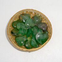 Green Fluorite Hearts