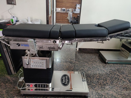 OT Table C 'Arm Electric cum Manual with Side Panel (Central Locking System)