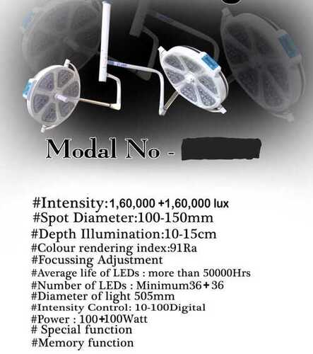 Operation Light Double Dome LED Model : LED-36