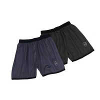 Black / Navy Ladies Bermuda Shorts