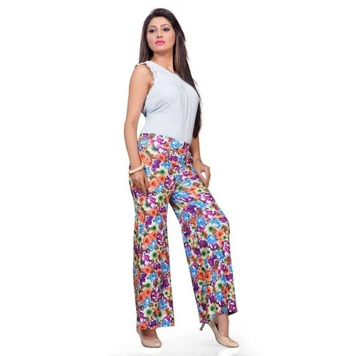 Washable Ladies Printed Palazzo