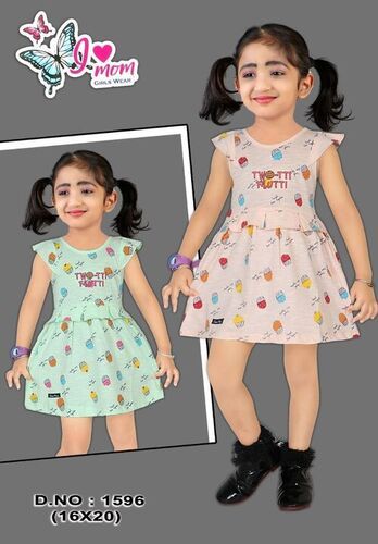 Kids Printed Girls Frock