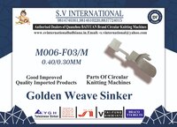M006-F03/M 0.40/0.30 MM - Mayer and Cie Machine Sinker