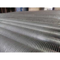 Extruded Finned Tubes - Stainless Steel, Round Shape | Seamless Design, 1 Year Warranty, Silver Finish