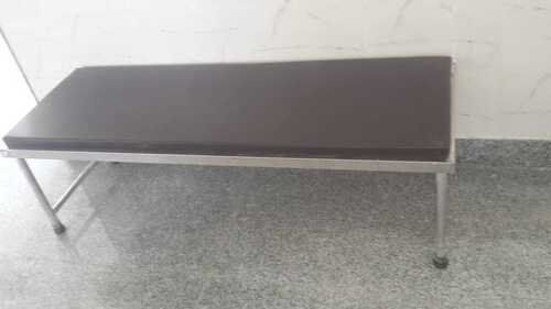 Attendant Bench 22x63 Cushion Top SS