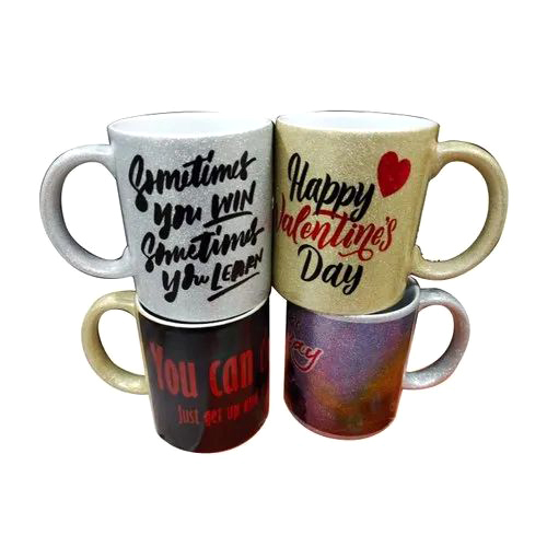 Glitter Printed Sublimation Mug