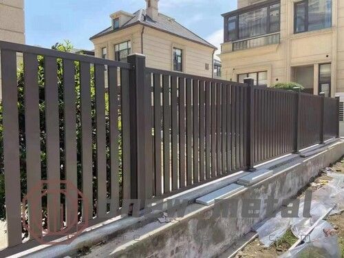 Black Preassembled Powder Coated Aluminum Railing Panel